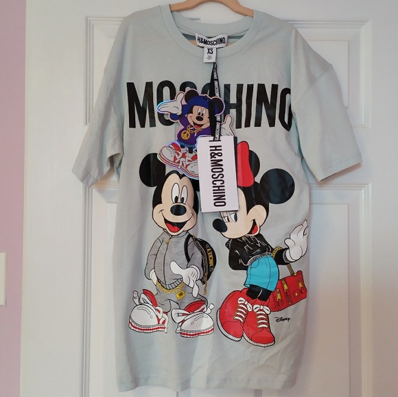 moschino mickey mouse shirt